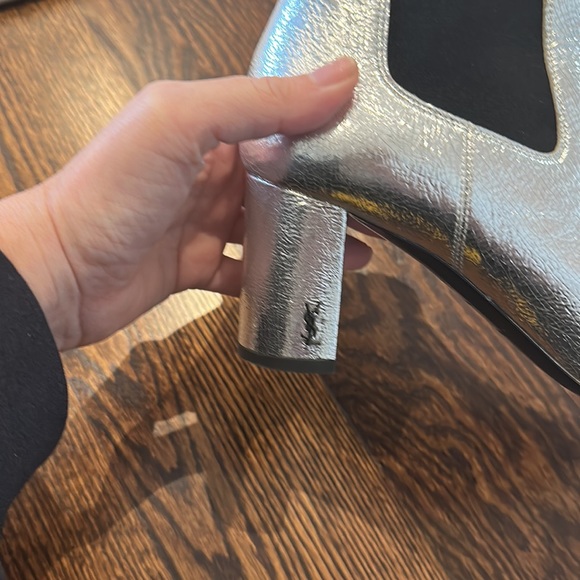 YSL silver booties - Picture 4 of 5